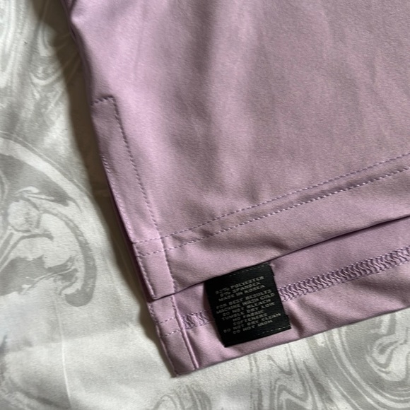 Purple Polo Shirt with Classic Collar and Short Sleeves - Picture 5 of 5